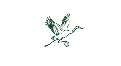 Heritage Nine whooping crane logo